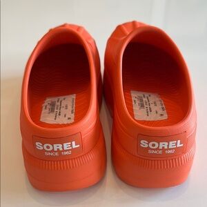 Sorel Bright Orange Clogs